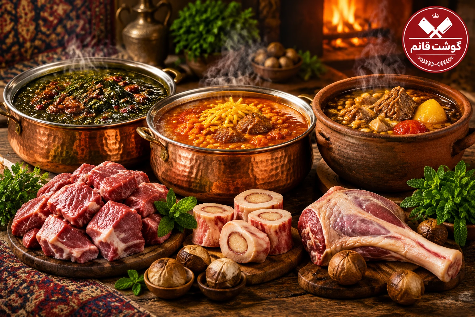 بهترین قسمت گوشت گوسفندی برای قورمه سبزی، قیمه و آبگوشت | نکات لعاب‌اندازی